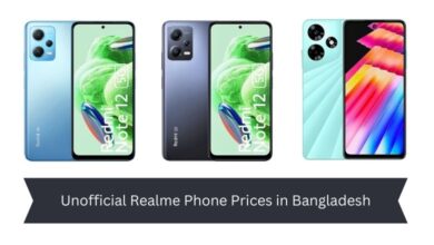 Unofficial Realme Phone Prices in Bangladesh